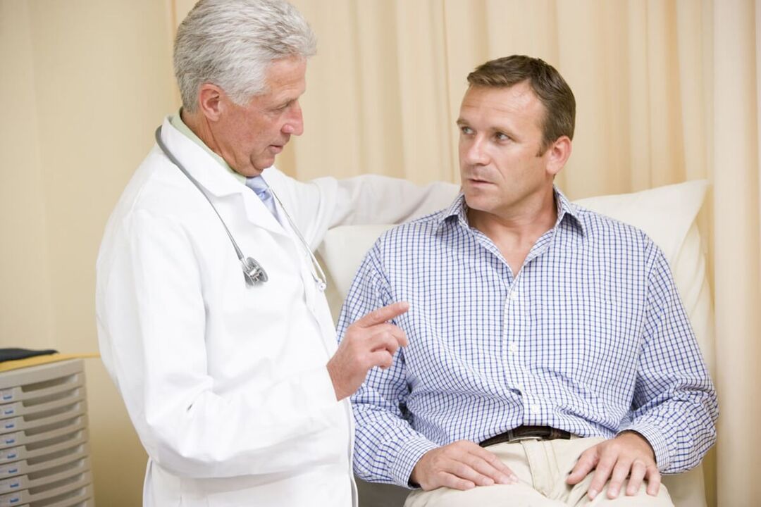 consulta especializada para prostatitis